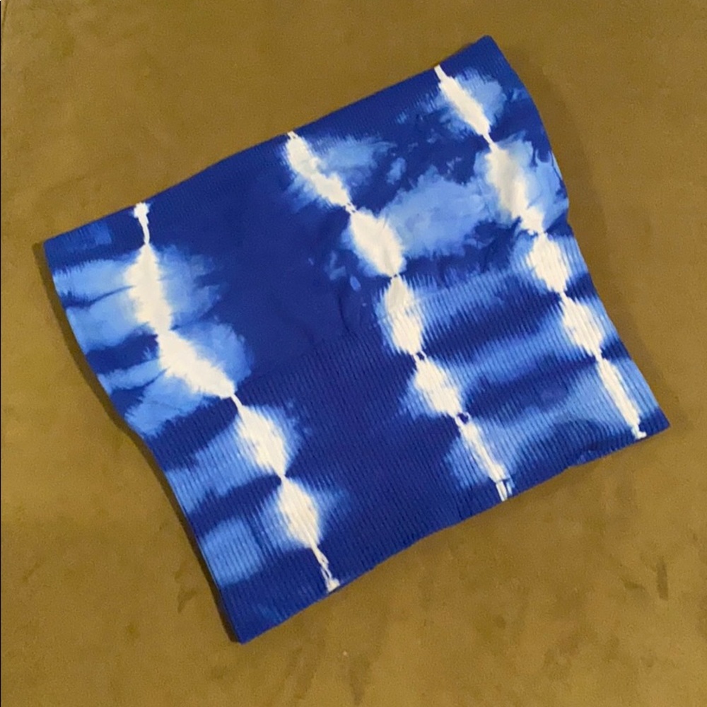 Bebe tie dye tube top